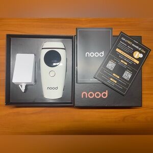 nood Portable IPL Hair Removal Device in White with Black Display - LIKE NEW